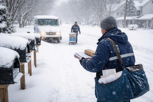 How Snowstorms and Travel Interrupt Important Insurance Mail